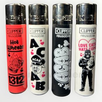 Still not loving Police #4 Clipper Feuerzeuge 4er Set FFX
